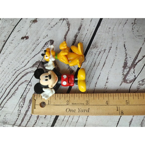Mickey Pluto with bone 3" figures cake toppers toys - Picture 6 of 6